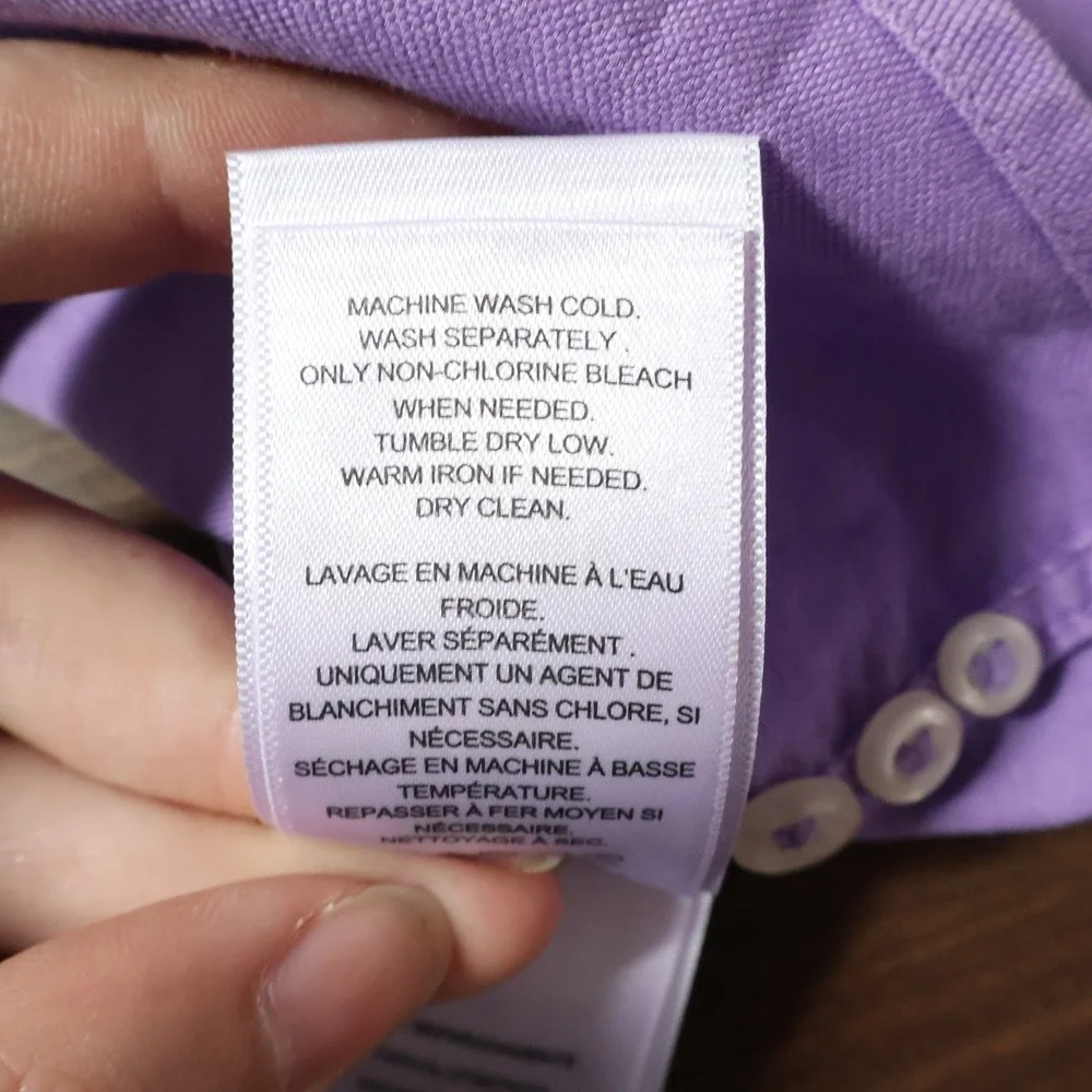 Polo Ralph Lauren Button Down Shirt Mens M Purple Classic Fit Preppy $125 NWT